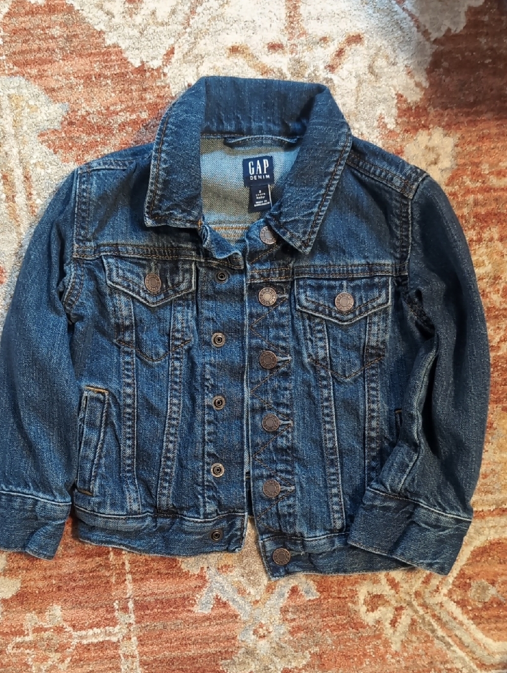 GAP Kids Blue Denim Trucker Jacket